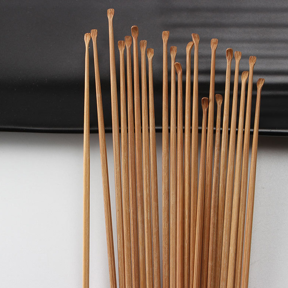 Waxing Kit Home - ชุดอุปกรณ์ทำความสะอาดหูจากไม้ไผ่แบบมืออาชีพ ด้ามจับกันลื่นตามหลักสรีรศาสตร์เพื่อการกำจัดขี้หูอย่างปลอดภัยและมีประสิทธิภาพ ช้อนทำความสะอาดหู