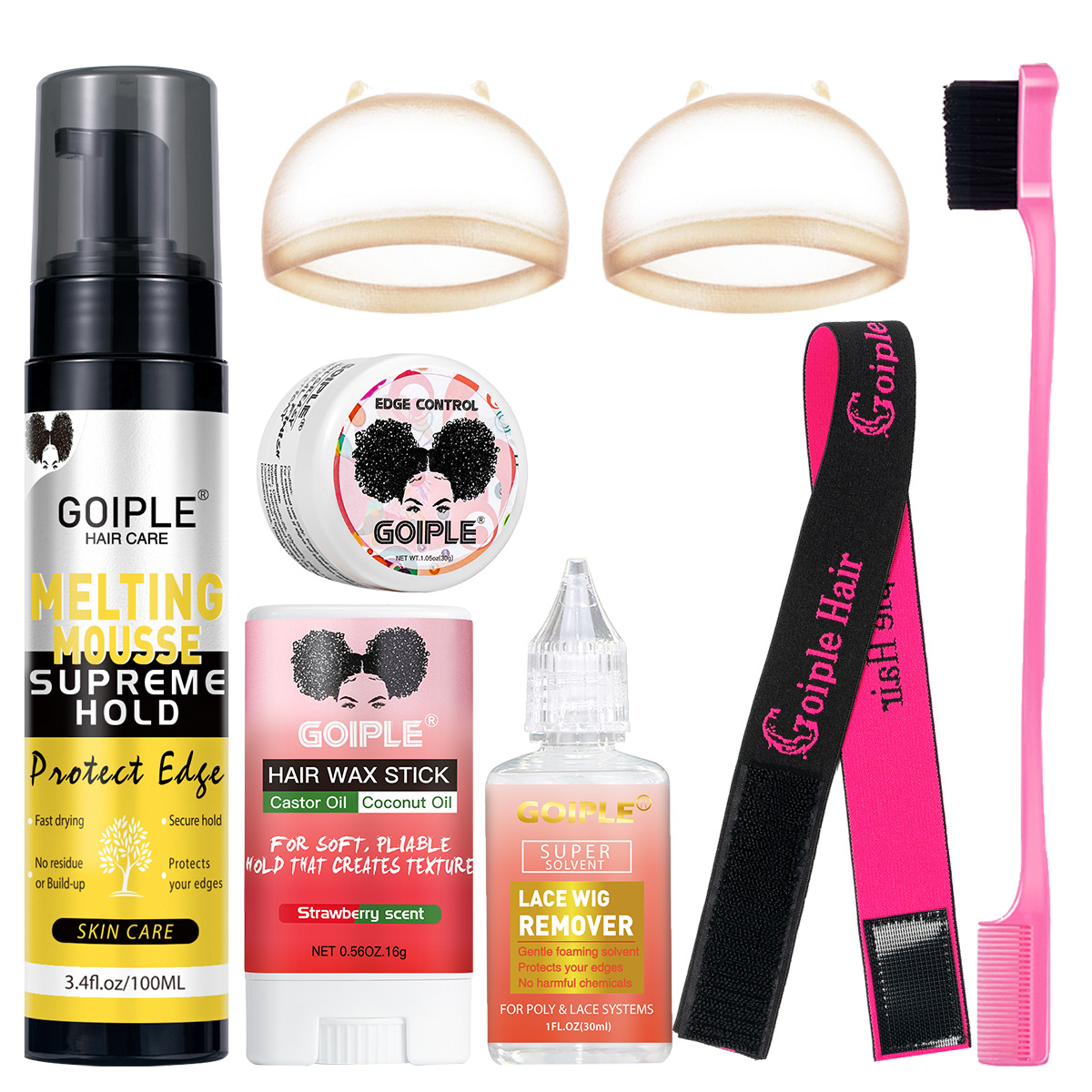 Waxing Kit Home - มูสแต่งผมสำหรับผู้หญิง 100 มล. สเปรย์ละลายเส้นผมแบบใส น้ำยาล้างเส้นผมอย่างอ่อนโยน แว็กซ์จัดแต่งทรงผม