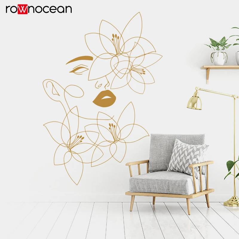 One Line Wall Decals Beauty Wa - Wellness Spa And Salon บทวิจารณ์และราคา